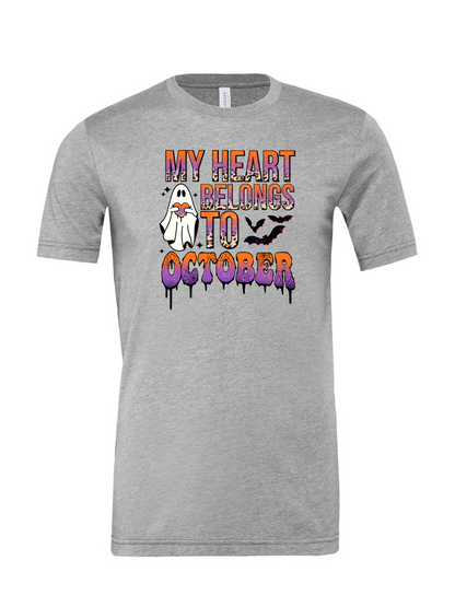 My Heart Belongs to October T-Shirt