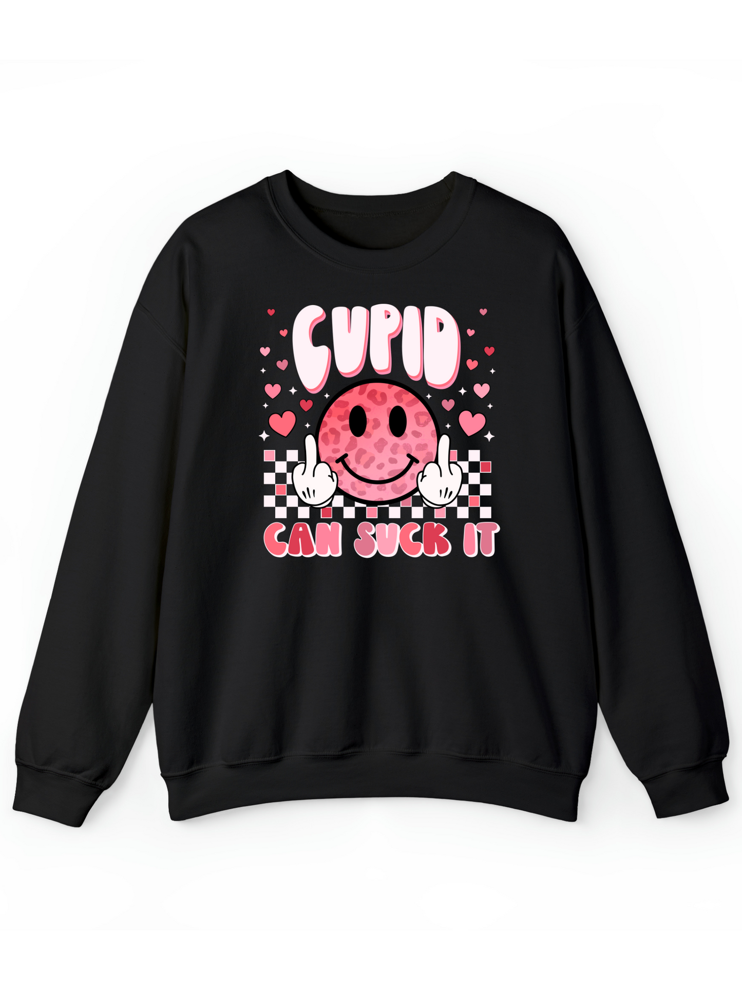 Cupid Can Suck It Crew & Hoodie