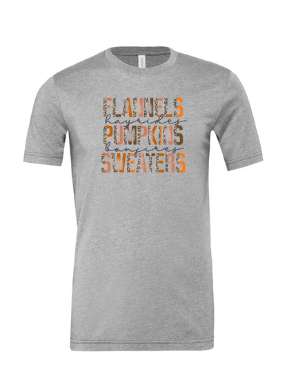 Flannels, Pumpkins & Sweaters T-Shirt