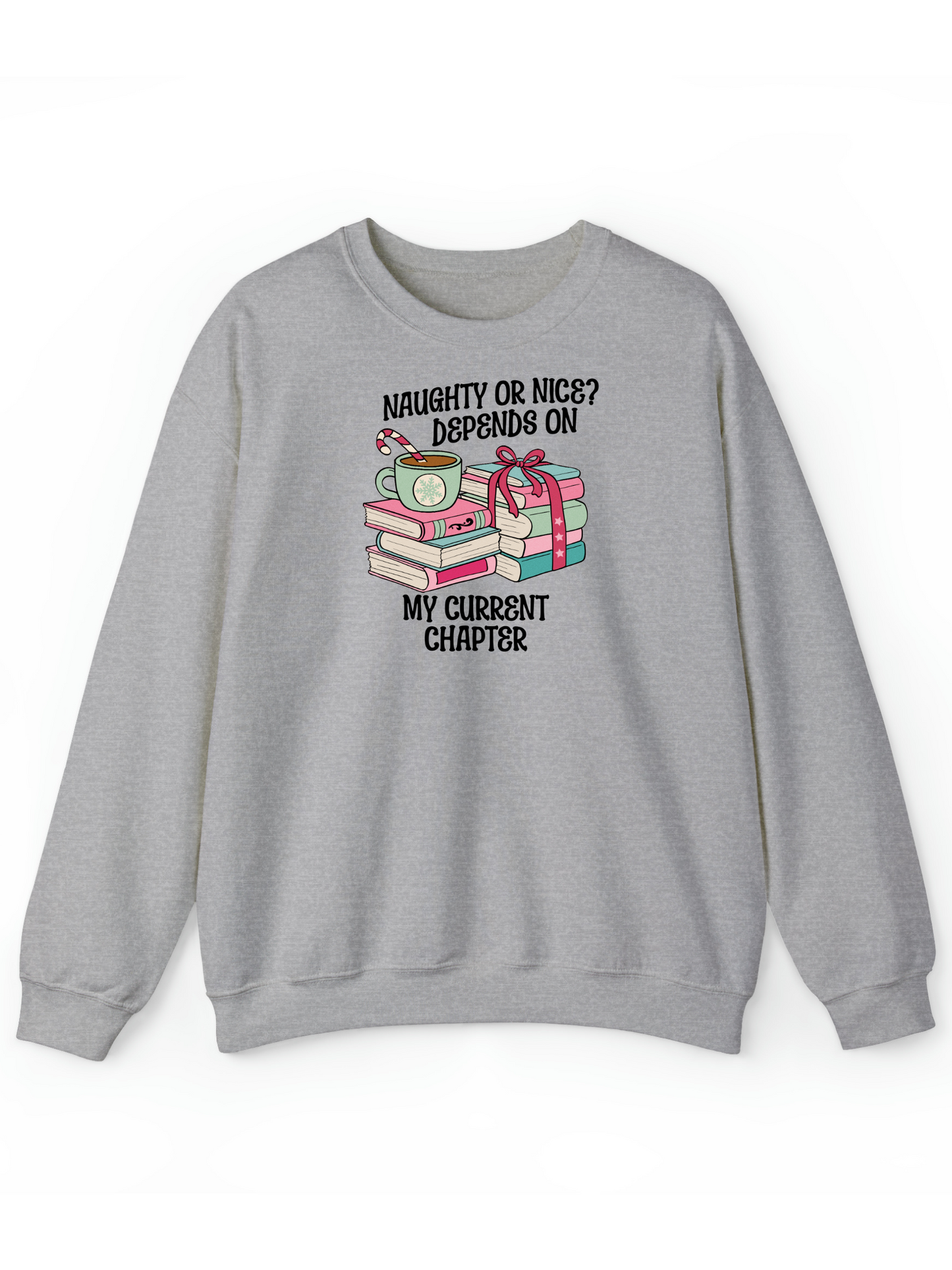 Naughty Or Nice Bookish Crew & Hoodie