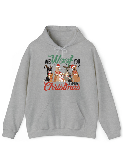 Woof Christmas Crew & Hoodie