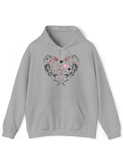 Dancing Skeletons in Love Crew & Hoodie