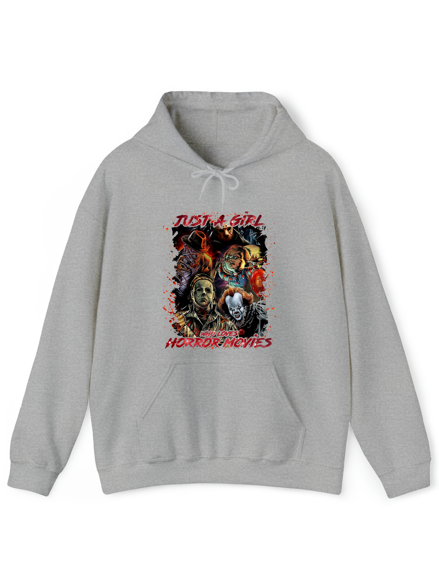 Girl Who Loves Horror Movies Hoodie