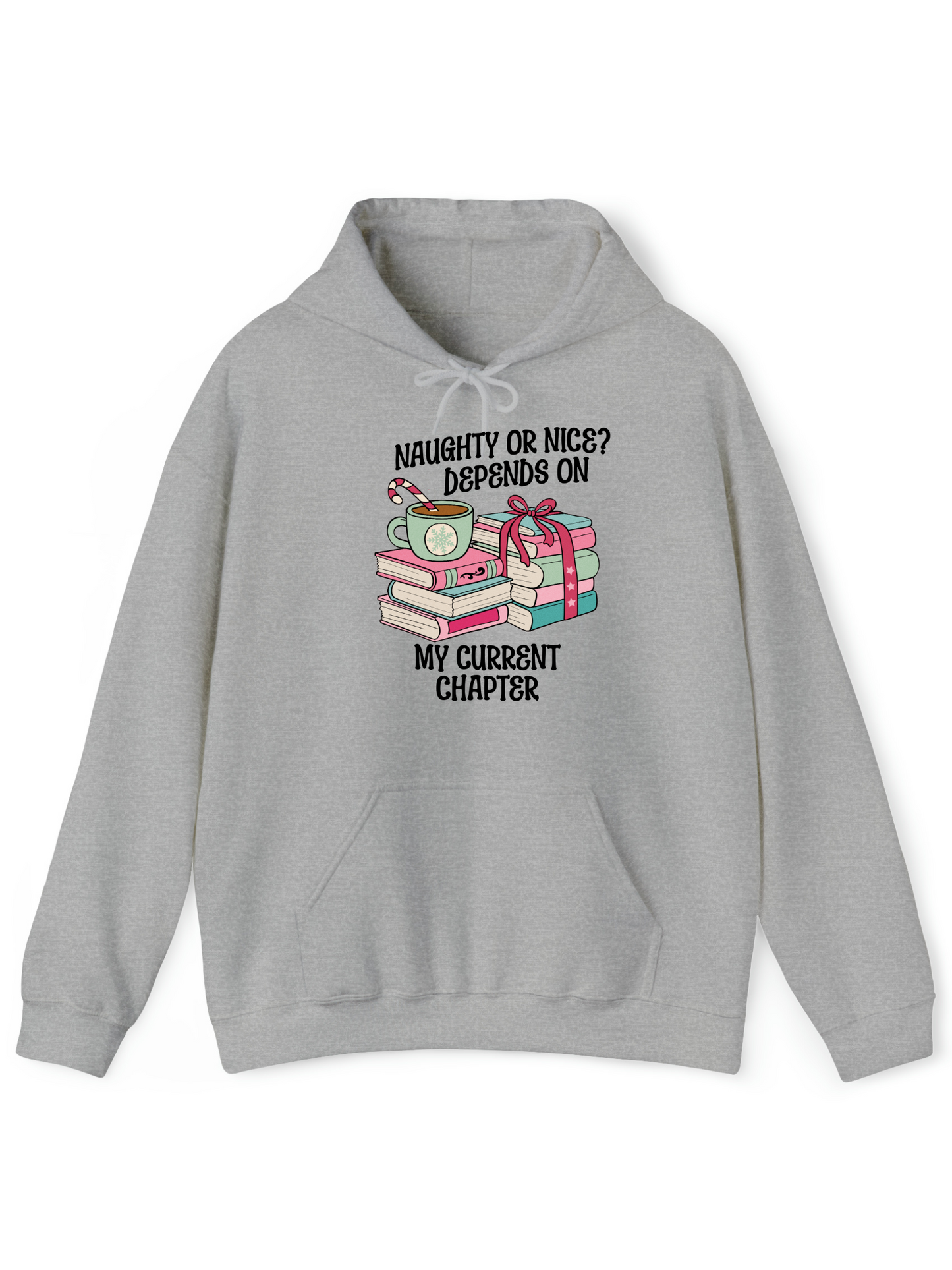 Naughty Or Nice Bookish Crew & Hoodie