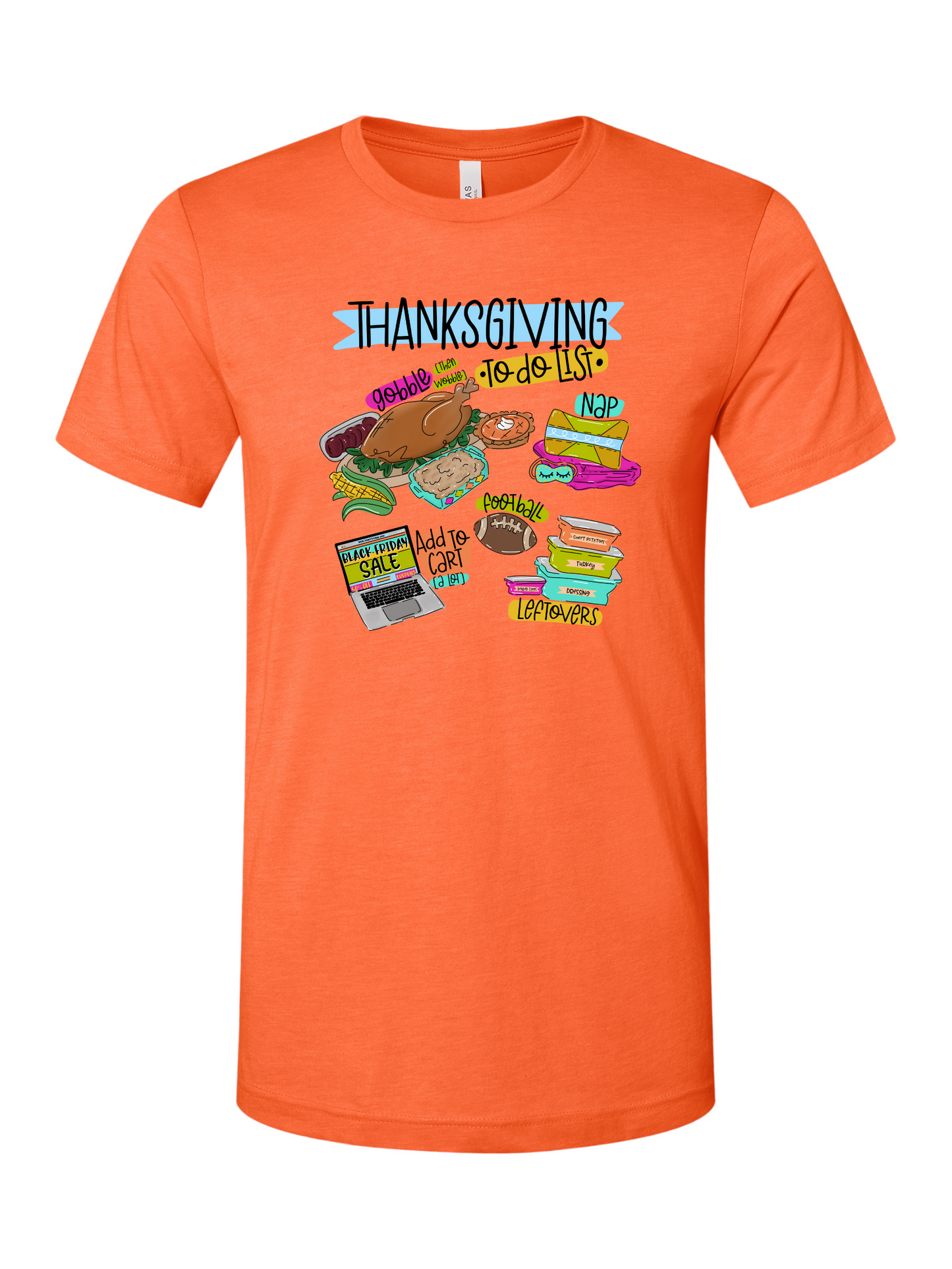 Thanksgiving To-Do List T-Shirt