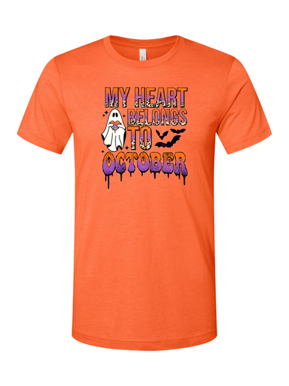 My Heart Belongs to October T-Shirt