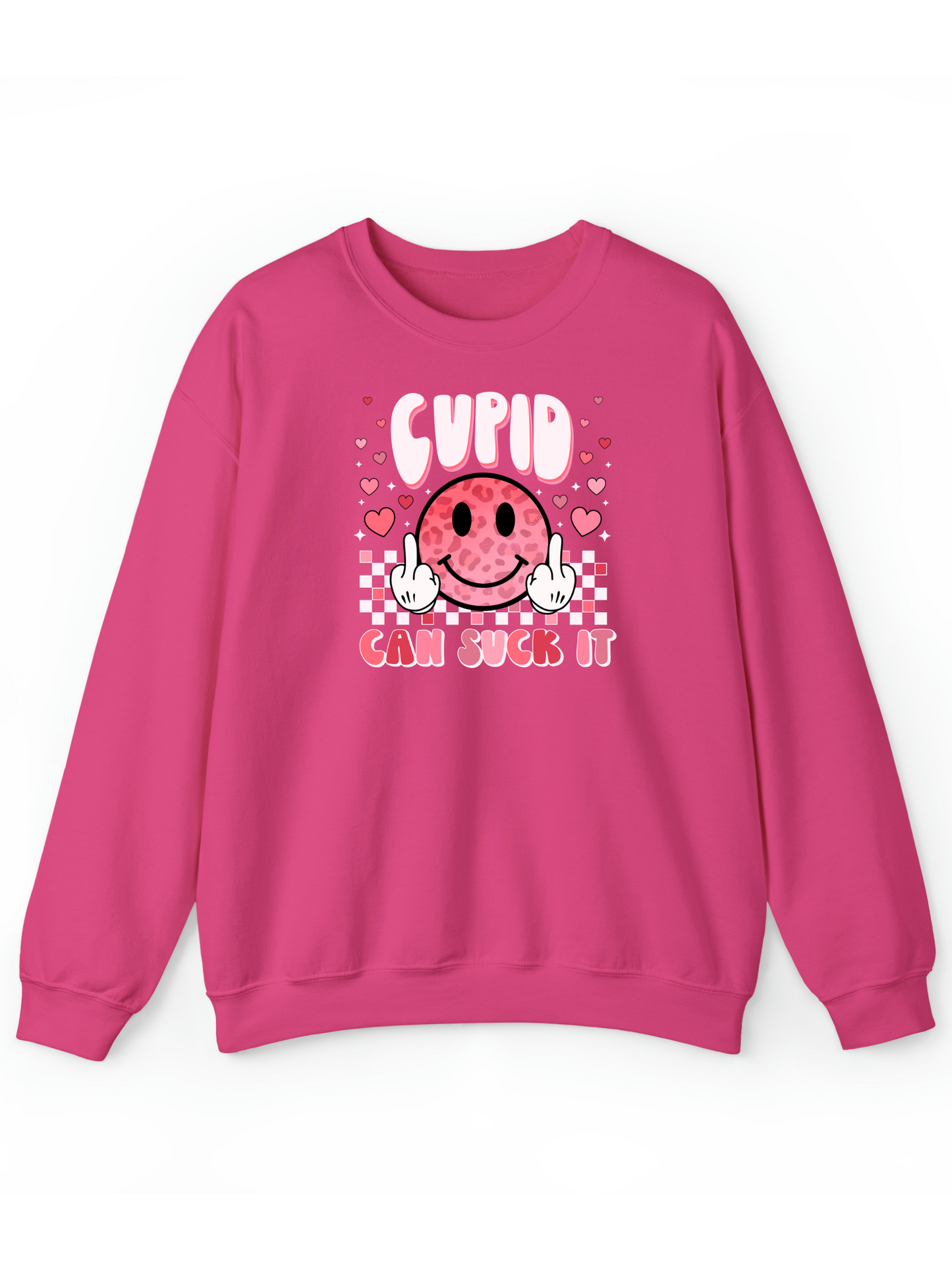 Cupid Can Suck It Crew & Hoodie