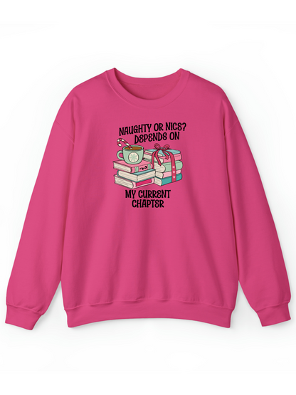 Naughty Or Nice Bookish Crew & Hoodie