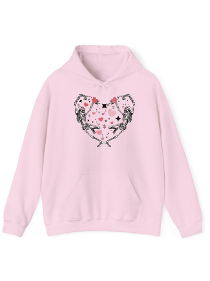 Dancing Skeletons in Love Crew & Hoodie