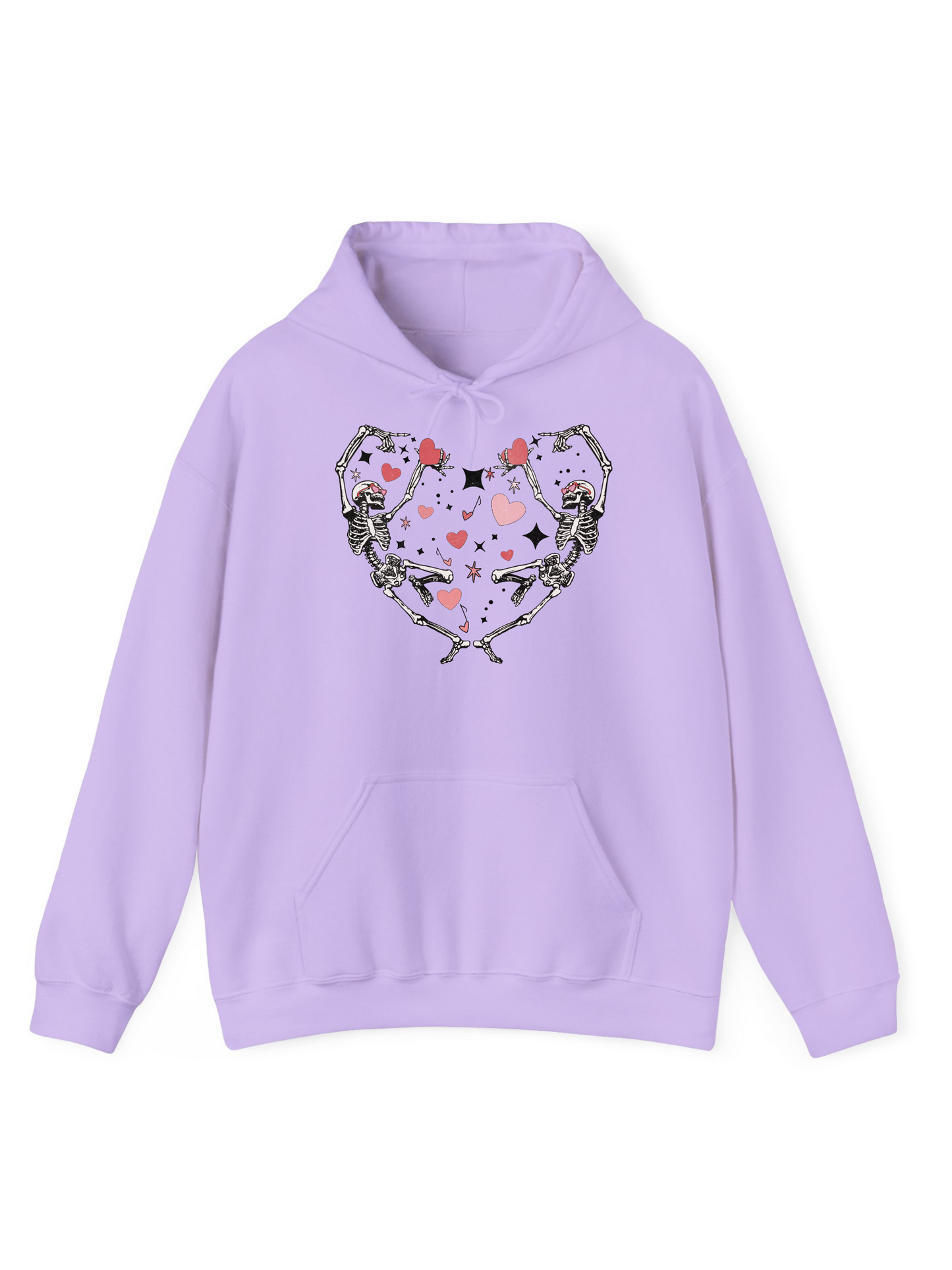 Dancing Skeletons in Love Crew & Hoodie