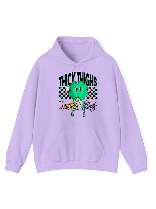 Thick Thighs & Lucky Vibes Crew & Hoodie