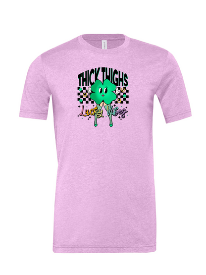 Thick Thighs & Lucky Vibes T-Shirt