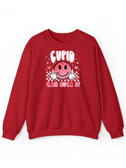 Cupid Can Suck It Crew & Hoodie