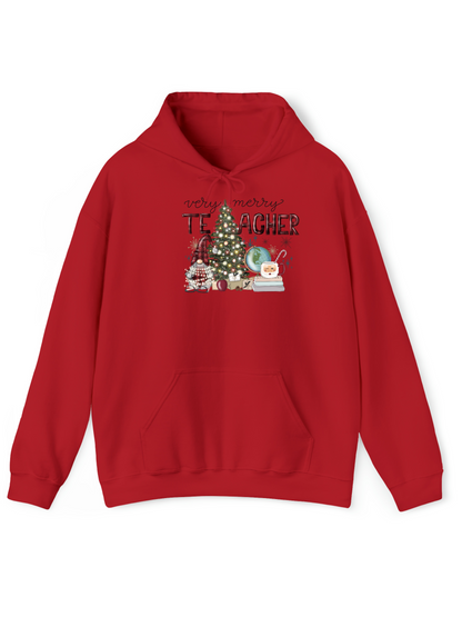 Very Merry Teacher Crew & Hoodie