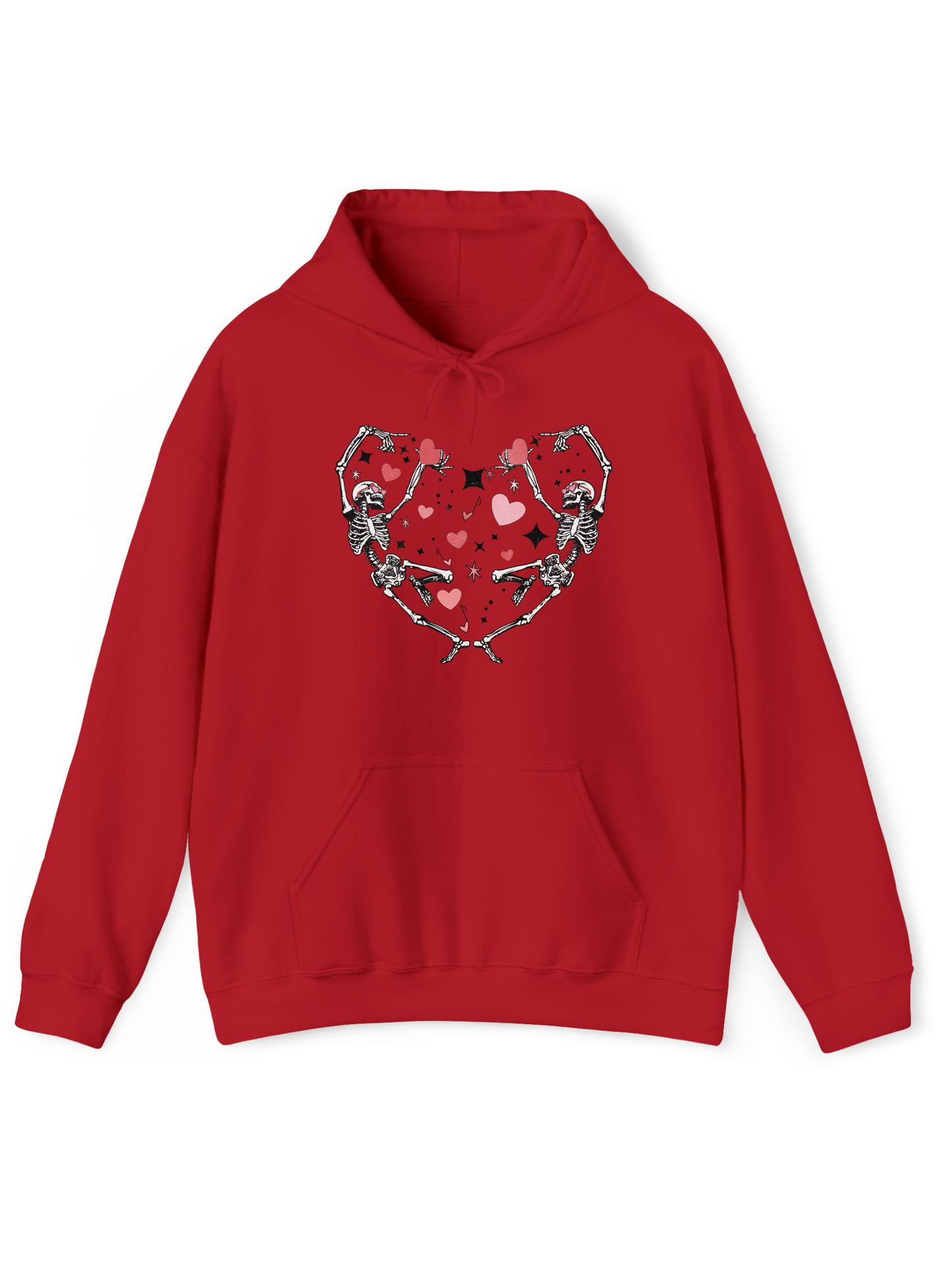 Dancing Skeletons in Love Crew & Hoodie