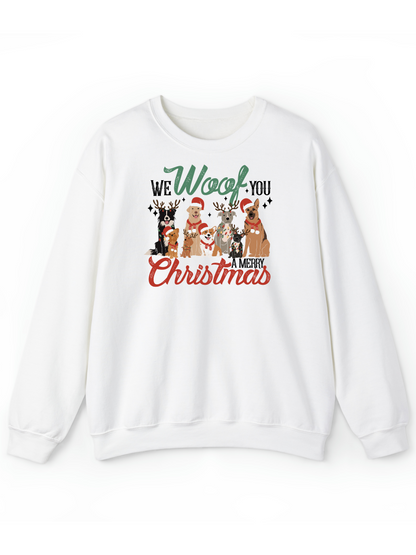 Woof Christmas Crew & Hoodie