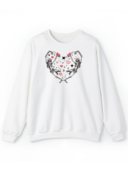 Dancing Skeletons in Love Crew & Hoodie