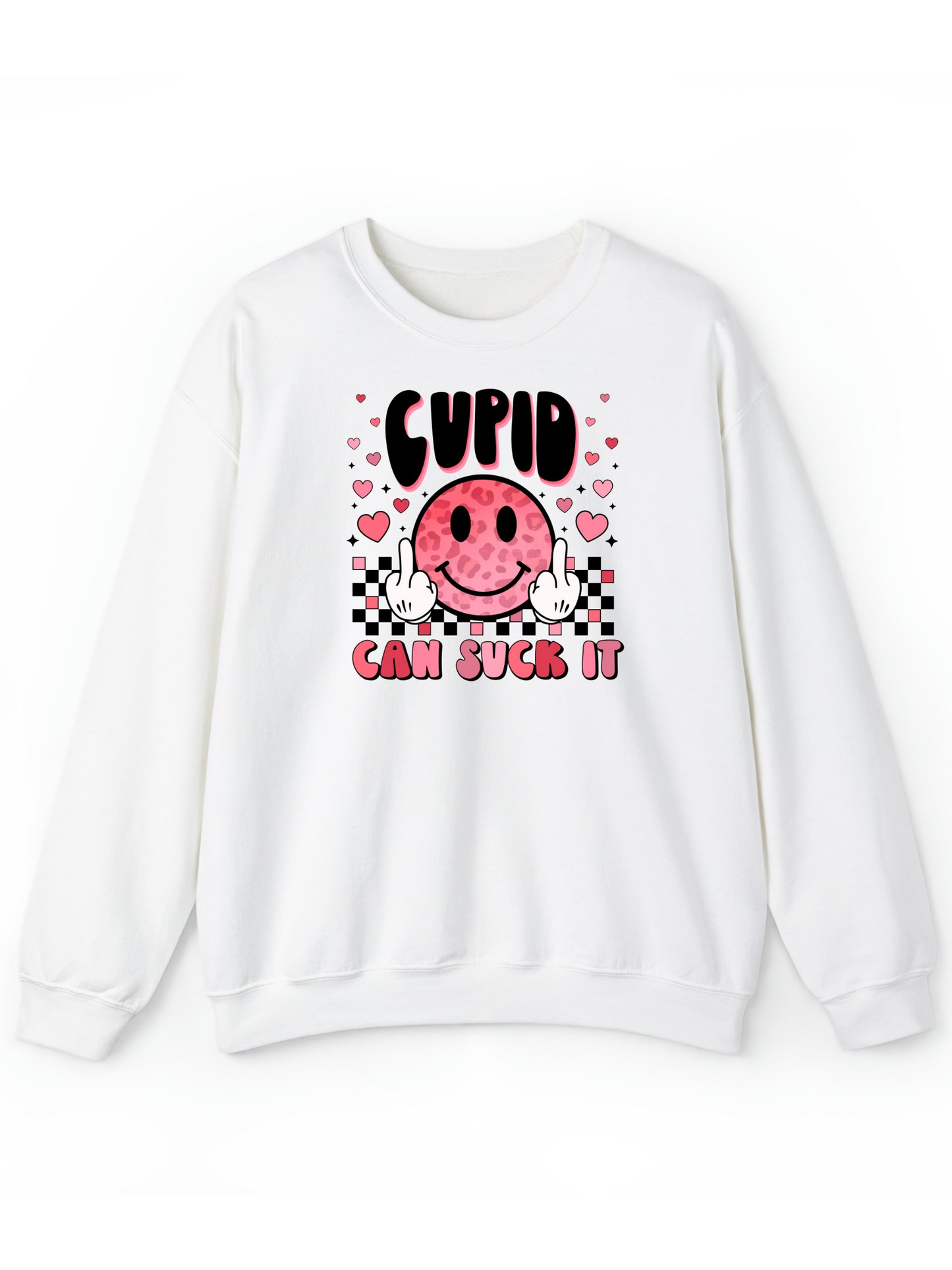 Cupid Can Suck It Crew & Hoodie