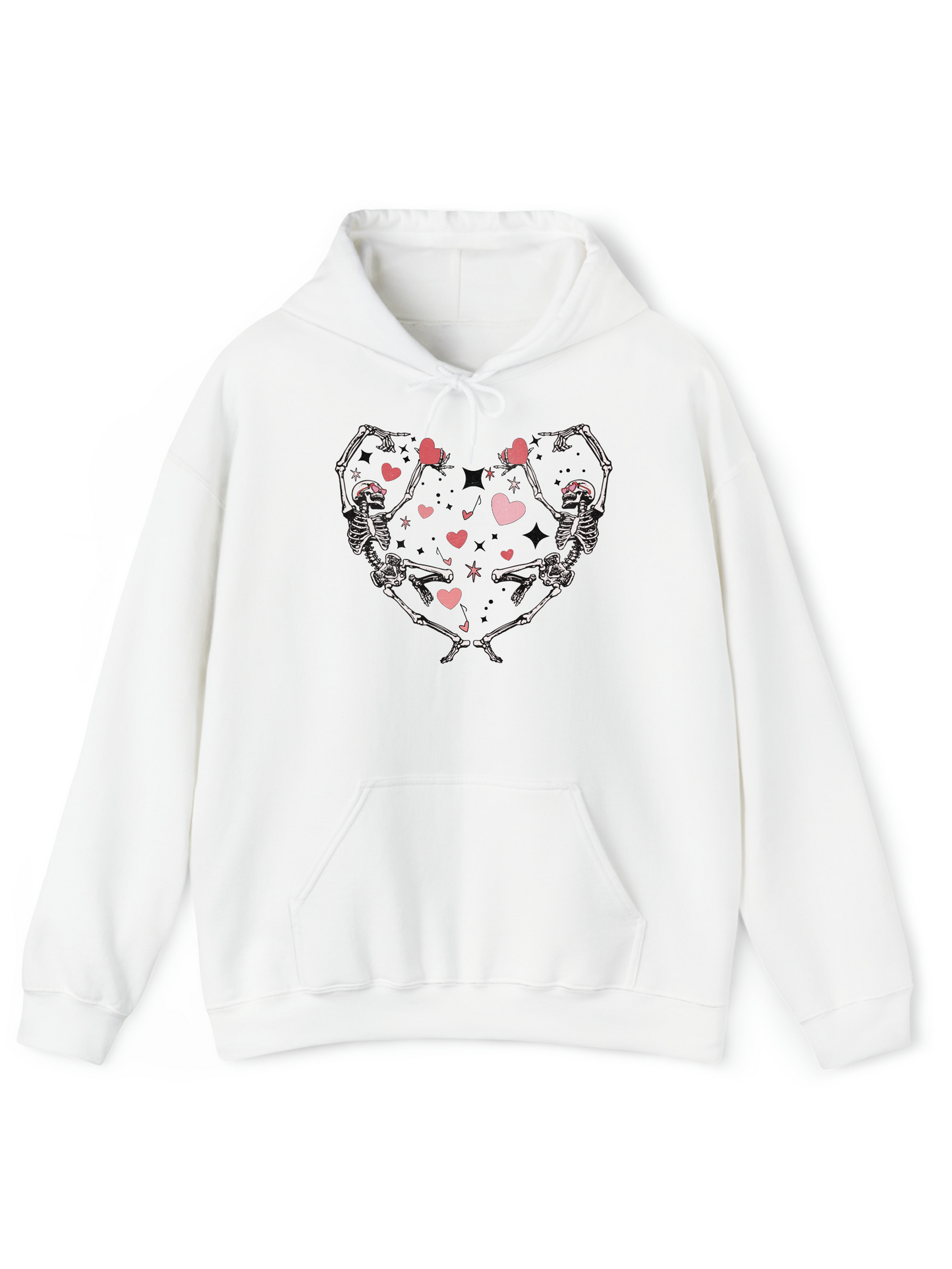 Dancing Skeletons in Love Crew & Hoodie