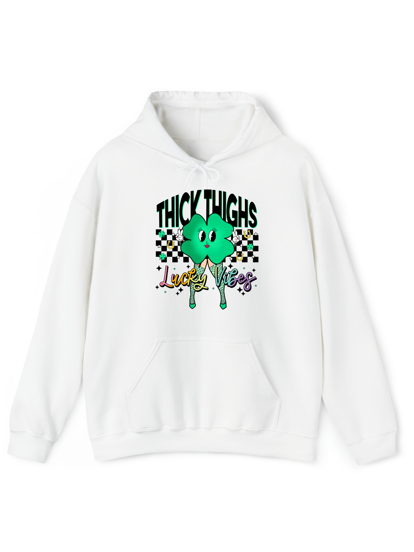 Thick Thighs & Lucky Vibes Crew & Hoodie