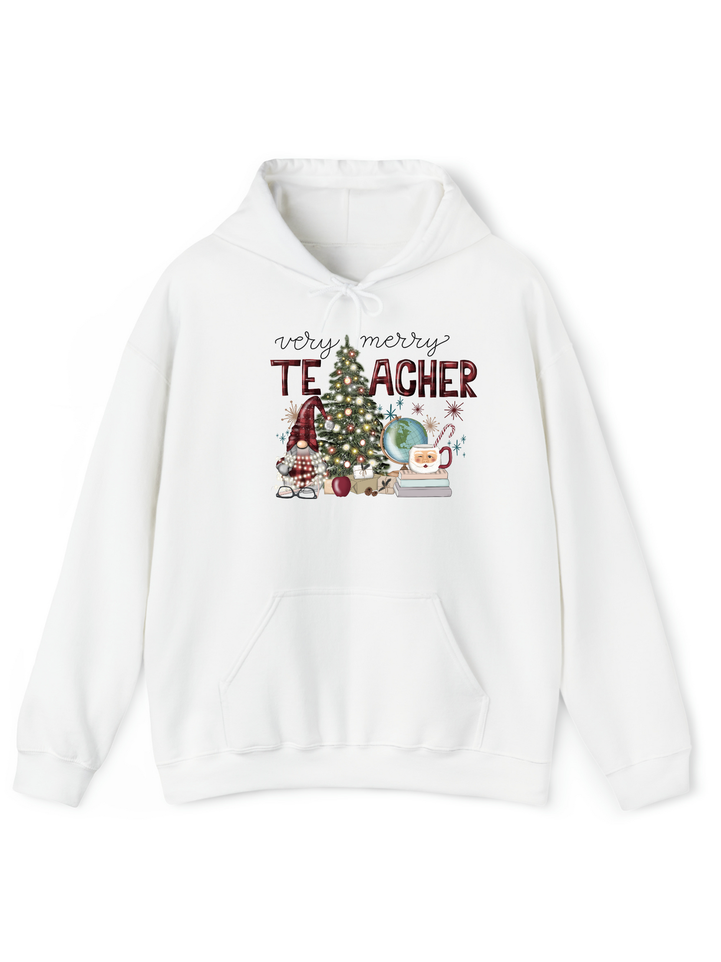 Very Merry Teacher Crew & Hoodie