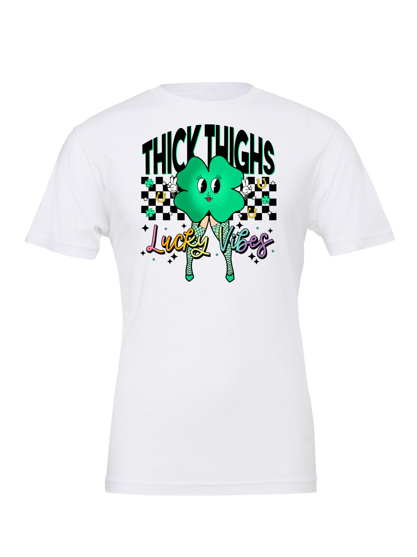 Thick Thighs & Lucky Vibes T-Shirt